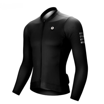 Langarm-Radtrikot mit Reißverschluss – UV-Schutz, atmungsaktiv & reflektierend