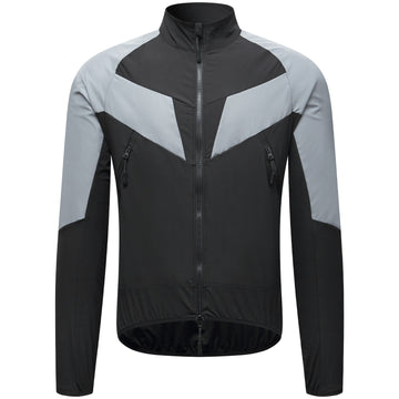 Winddichte & Wasserabweisende MTB Reflektor-Jacke – Atmungsaktiv & Hoch Sichtbar