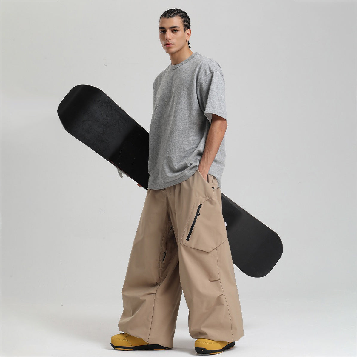 Snowboardhose Herren Damen – Wasserdicht, Winddicht, Atmungsaktiv & Warm, Weite Skihose