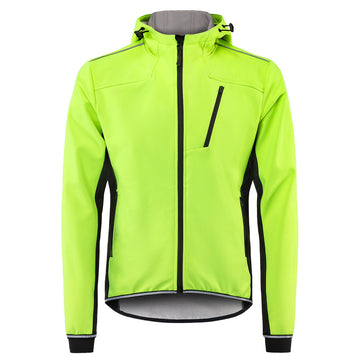 Wärmende & winddichte Fahrradjacke mit Stehkragen – Reflektierend & Wasserdicht
