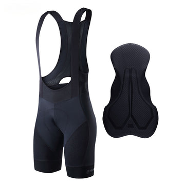 Herren MTB Träger-Shorts – Atmungsaktiv, Schnell Trocknend, mit 3D-Schaumpolster
