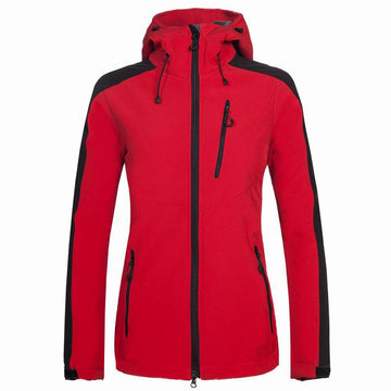 Damen Softshell Fahrradjacke – Winddicht, warm und wasserabweisend