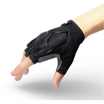 MTB-Halbfinger-Handschuhe – atmungsaktiv, stoßdämpfend & rutschfest mit Silikondruck