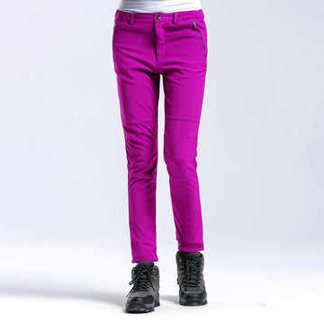 Damen Thermo-Sporthose mit Fleece – Winddicht, wasserabweisend & atmungsaktiv