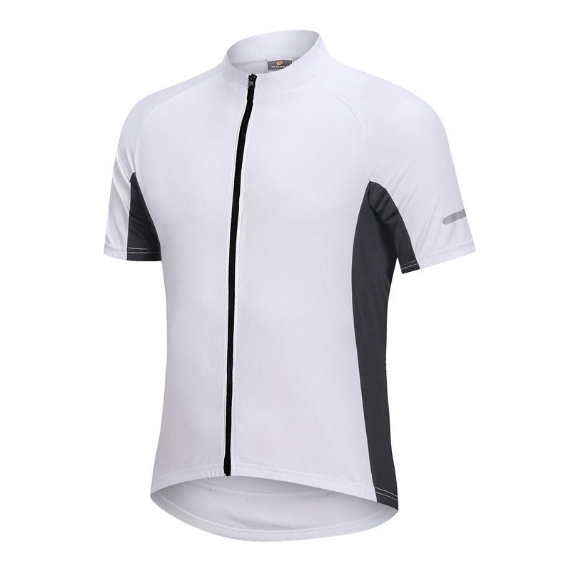 MTB Kurzarm-Radtrikot mit Reißverschluss – atmungsaktiv, schnelltrocknend & rutschfest