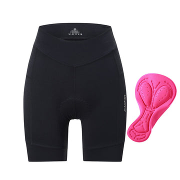 Damen mittellange Bikehose mit Sitzpolster – Atmungsaktive, elastische Radhose für Mountainbike