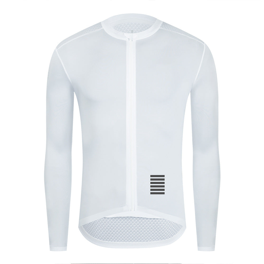 Herren-Langarm-Radtrikot – atmungsaktiv, elastisch & schnelltrocknend