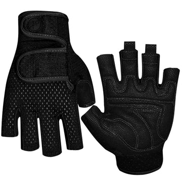 Elastische & Atmungsaktive MTB Halbfinger-Handschuhe – Stoßdämpfend