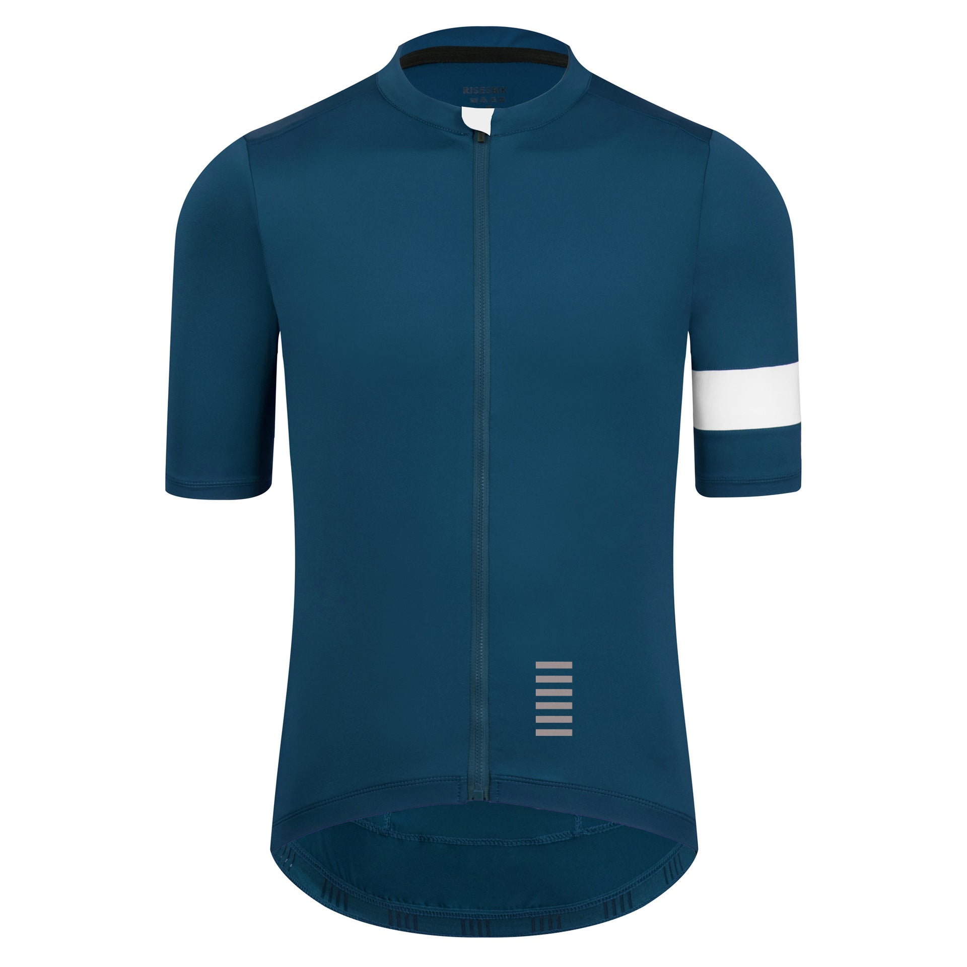 Schnelltrocknendes & atmungsaktives MTB-Trikot mit Reißverschluss – Kurzarm, reflektierend & funktional