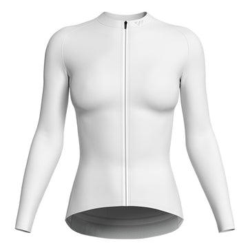 Damen Langarm Fahrradtrikot mit Reißverschluss – atmungsaktiv & elastisch