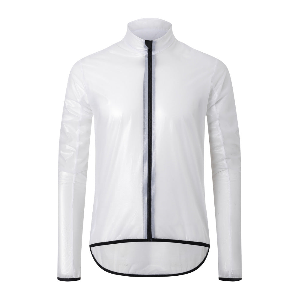 Atmungsaktive reflektierende Regenjacke für Radsport – wind- & wasserdicht