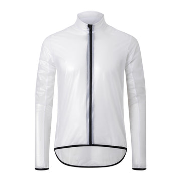 Atmungsaktive reflektierende Regenjacke für Radsport – wind- & wasserdicht