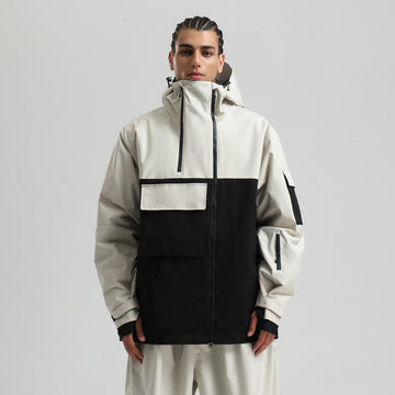 Snowboardjacke Herren Damen – Wasserdicht, Winddicht, Atmungsaktiv, Warme Skijacke