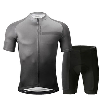 MTB Fahrradbekleidung Set – Kurzarm Radtrikot & Kurze Radhose mit Sitzpolster, Atmungsaktiv & Schnell trocknend