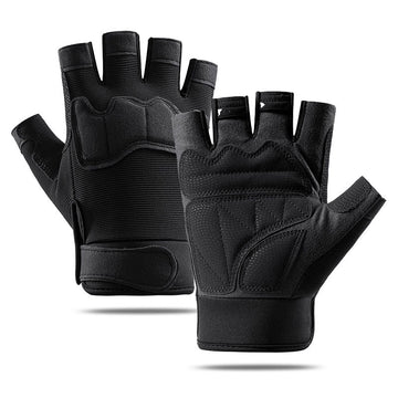 Stoßdämpfende MTB Halbfinger-Handschuhe – Rutschfest, Atmungsaktiv