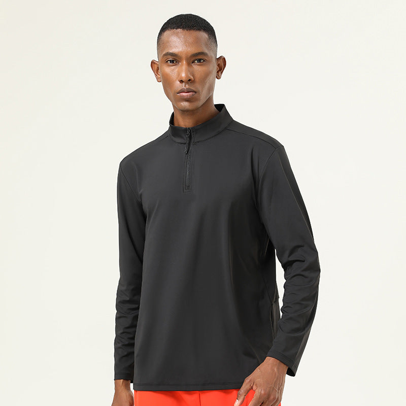 Herren Langarm-Sportshirt – Hoch elastisch, weich und bequem