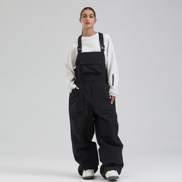 Snowboard Latzhose Herren & Damen – Wasserdicht, Winddicht, Atmungsaktiv & Warm Weite Skihose