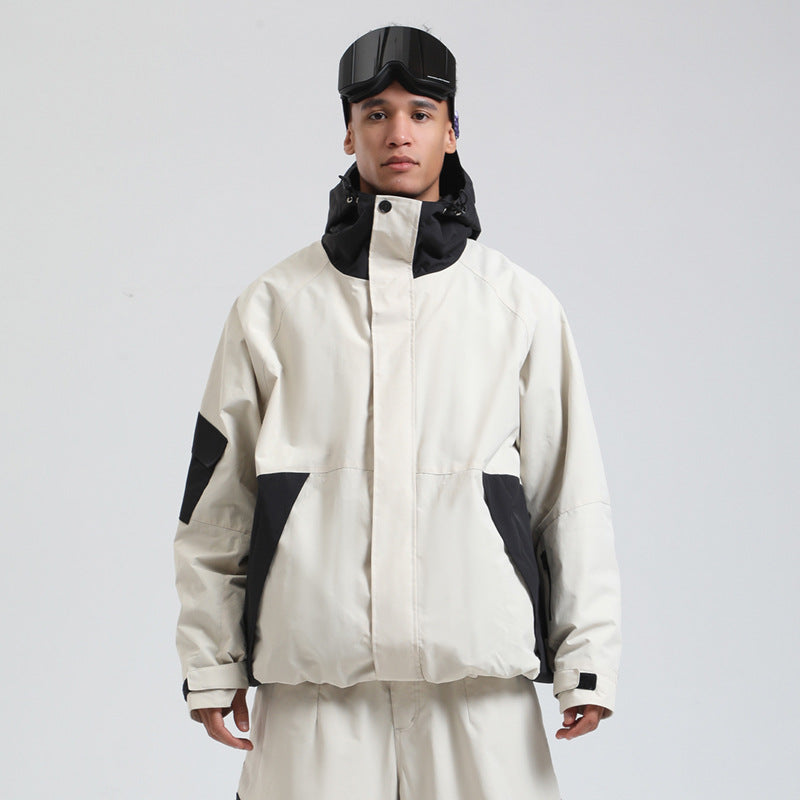 Snowboardjacke Damen & Herren – Wasserdichte Skijacke, Winddicht, Atmungsaktiv & Warm