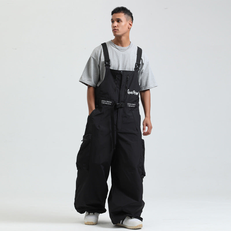 Snowboard Trägerhose Damen & Herren – Wasserdicht Winddicht, Warm & Atmungsaktiv