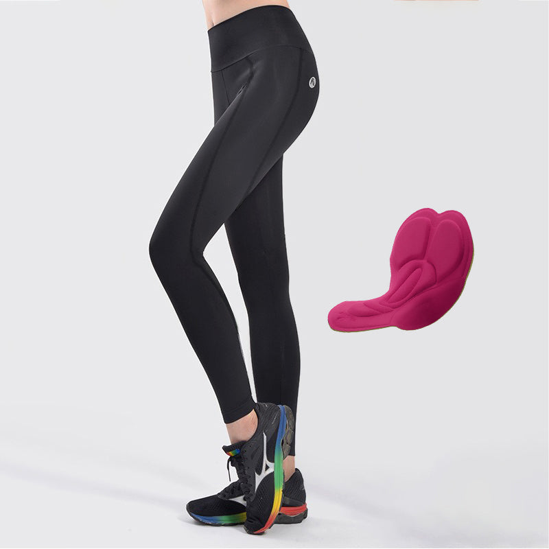 Damen Radhose lang – Atmungsaktiv, elastisch & mit Sitzpolster