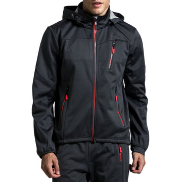 Herren Winddichte Thermo-Radjacke – Warm, wasserabweisend und atmungsaktiv