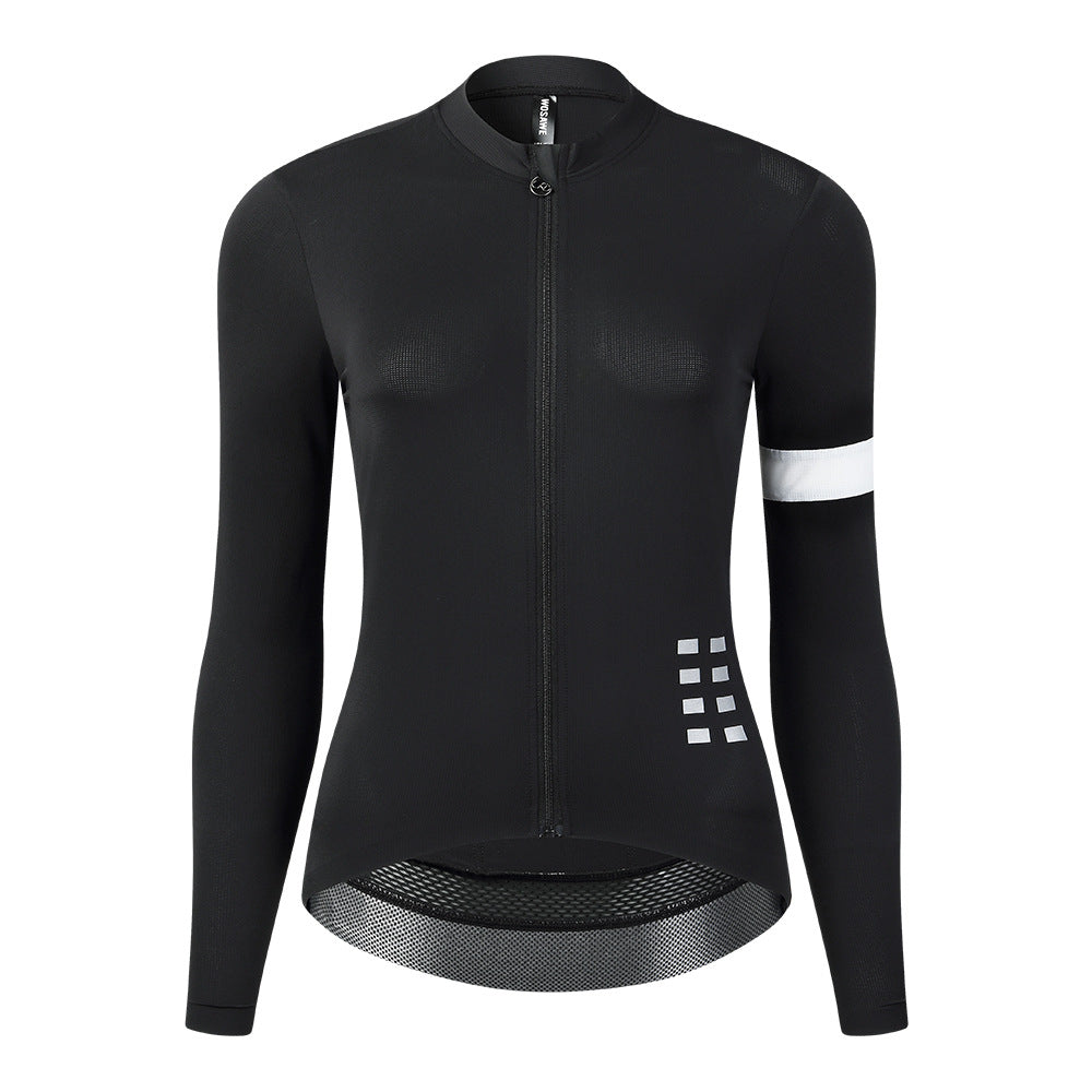 Damen Langarm-Radtrikot – UV-Schutz, atmungsaktiv, schnelltrocknend
