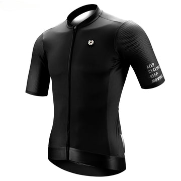Kurzarm-Radtrikot mit Reißverschluss – feuchtigkeitsableitend, UV-schutz & reflektierend