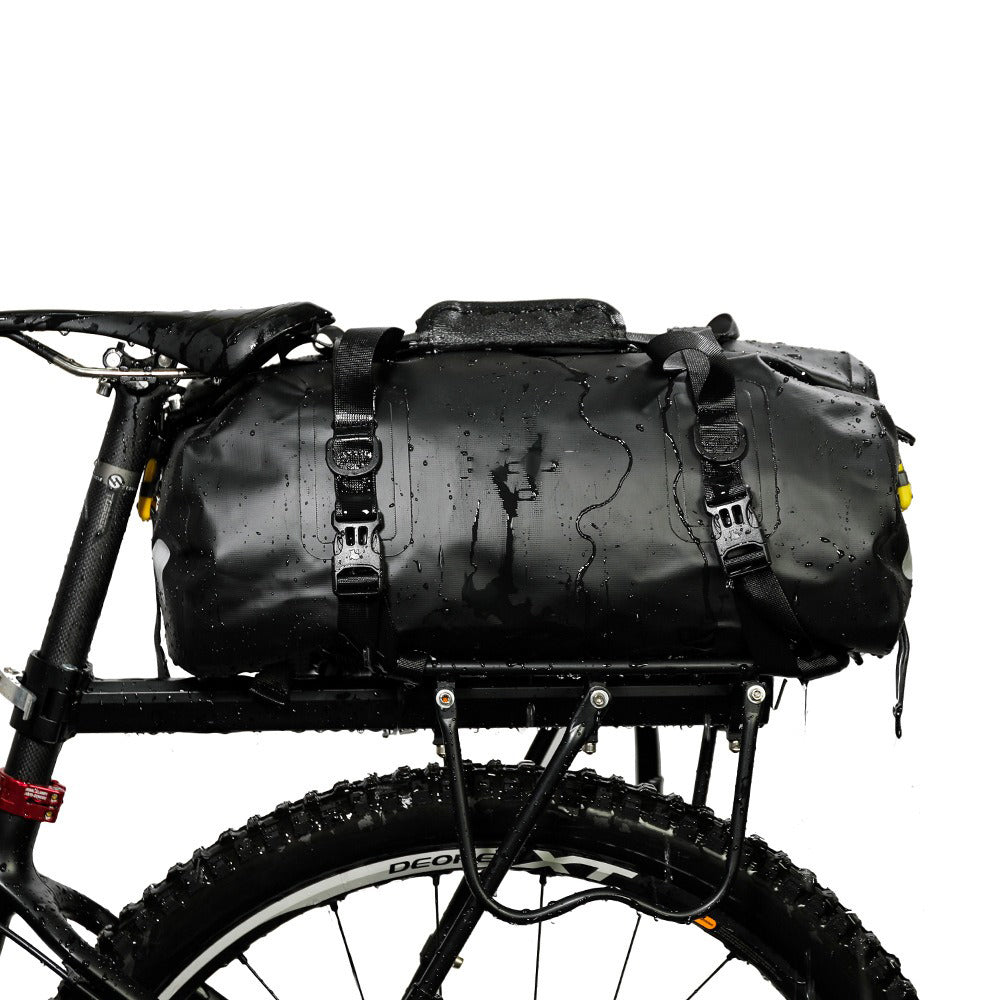Multifunktionale wasserdichte Fahrrad-Gepäcktasche 20L – Stylische Hinterradtasche mit Schultergurt