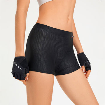 Damen Fahrradunterhose mit Sitzpolster – atmungsaktiv, schnelltrocknend & nahtloser Tragekomfort