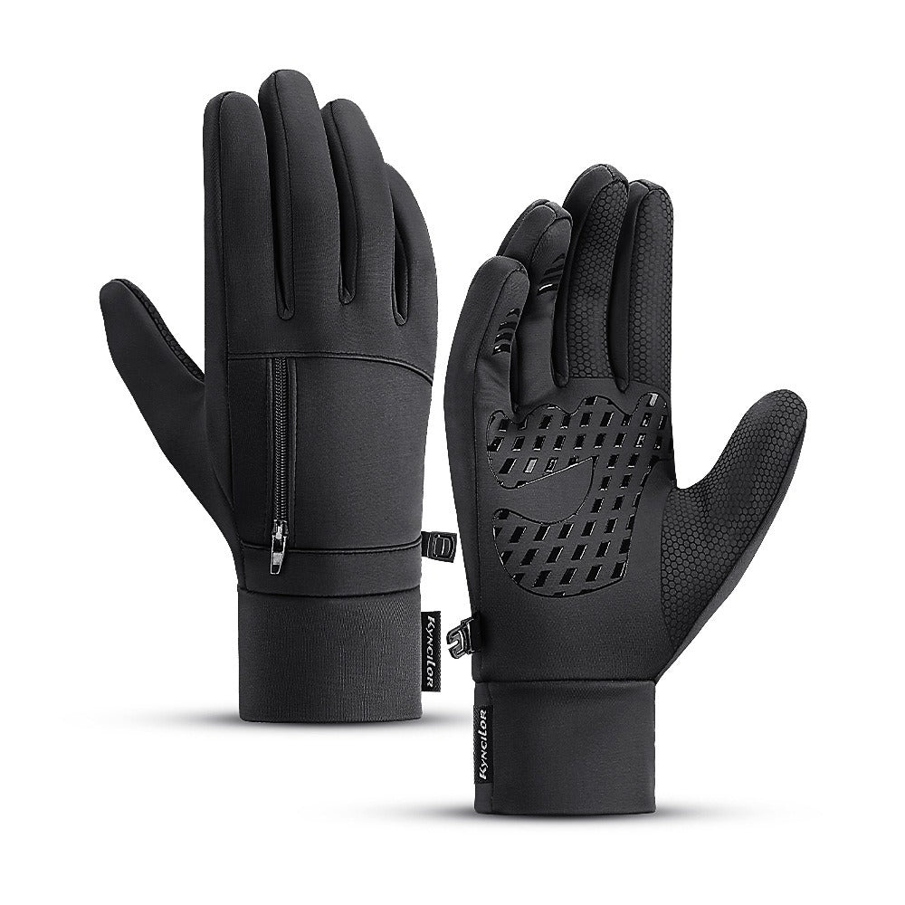 Winter-Fahrradhandschuhe Vollfinger – winddicht, warm gefüttert