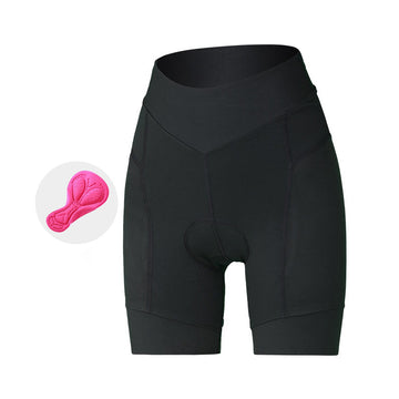 Damen Fahrradhose kurz – atmungsaktiv, elastisch & mit stoßdämpfendem Sitzpolster