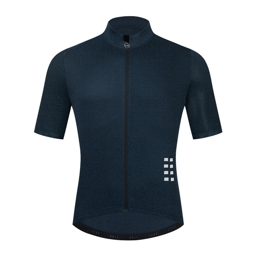 Atmungsaktives MTB-Fahrradtrikot Herren Kurzarm – Schnell trocknend, Feuchtigkeitsableitend, Reflektierend, Netz-Einsätze